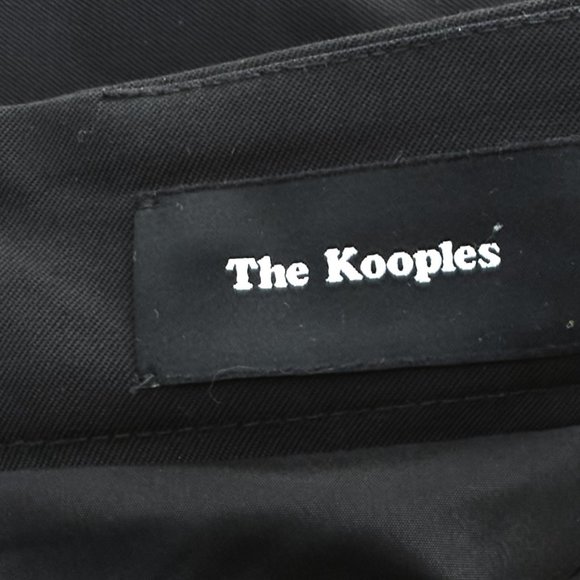 The Kooples Black Wool Beautifully Crafted Waist Pencil Mini Skirt, Size S - Picture 9 of 11